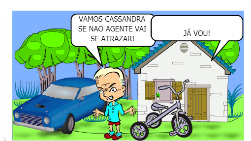 o grande dia de passeio