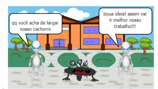 chegou os ataques dos alienigenas