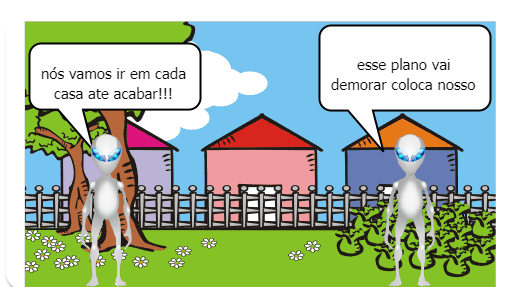 chegou os ataques dos alienigenas