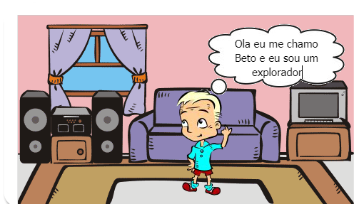 E um explorador que explora varios lugar cinema casas neve etc.