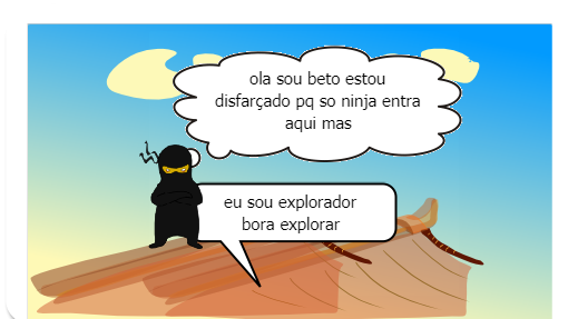 E um explorador que explora varios lugar cinema casas neve etc.