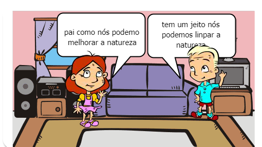 a historia fala do nosso mundo que ta muito poluido por causa dos homens