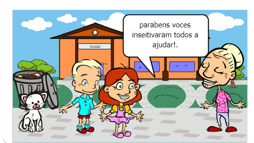                    a cidade poluida