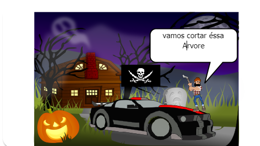 é uma casa mal assombrada