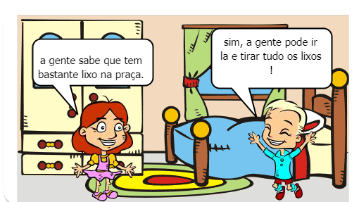 esse gibi vai contar sobre pessoas que ficam jogando lixos nos lugares,  Maria e Felipe vão dar um jeito nisso sera que  eles conseguiram?
