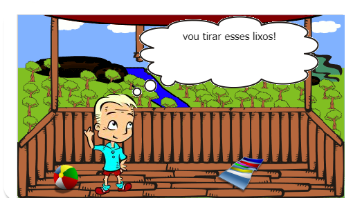 esse gibi vai contar sobre pessoas que ficam jogando lixos nos lugares,  Maria e Felipe vão dar um jeito nisso sera que  eles conseguiram?