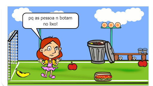 esse gibi vai contar sobre pessoas que ficam jogando lixos nos lugares,  Maria e Felipe vão dar um jeito nisso sera que  eles conseguiram?