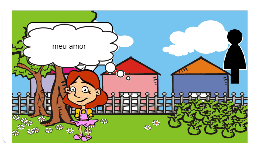 era uma vez uma menina que se apaixonou por um belo príncipe e viveram felizes para sempre!