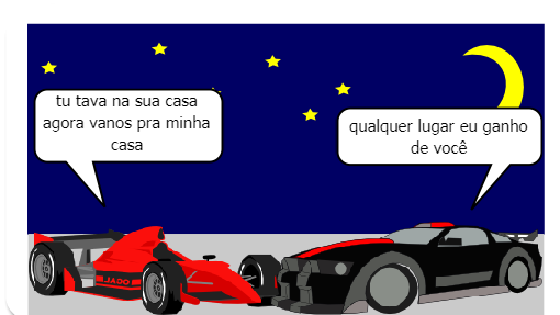 começou a corrida de carros na cidade de los santos