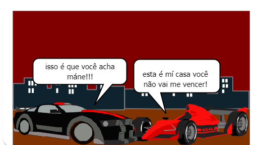 começou a corrida de carros na cidade de los santos