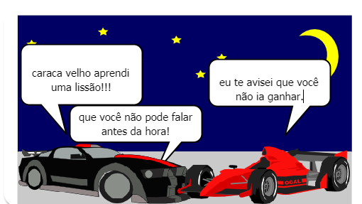 começou a corrida de carros na cidade de los santos