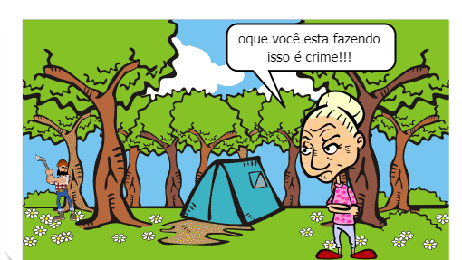 era uma vez uma floresta limpa sem desmataçao 