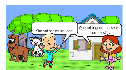 esse texto fala sobre como é bom cuidar dos animais que vivem ao nosso redor