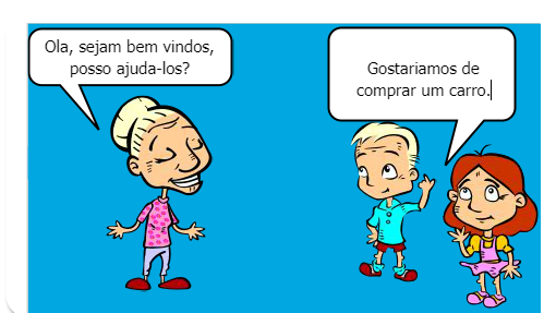 Um casal que busca comprar um carro novo