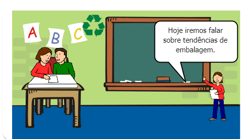  Nos mercados atuais, algumas tendências de
crescimento que deverão ser consideradas durante os projetos de desenvolvimento das
embalagens são: preocupação com o meio ambiente; emprego do sistema 