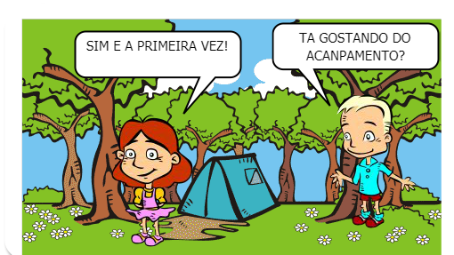 um et chegou a terra