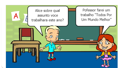 Era uma vez,uma menina chamada Alice.Seu maior sonho era um mundo melhor com menas corrupçao,entre outras coisas que a chatiava.....
