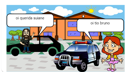 o texto fala sobre uma menina com seu primeiro carro