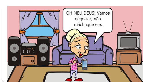 negociando com o sequestrad or