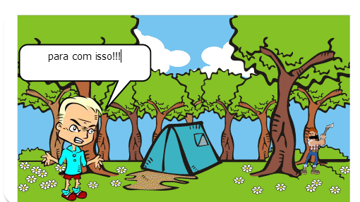 a floresta sem desmataçao e sem lixo
