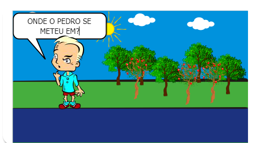 EM UM BELO DIA DE VERÃO NAS FÉRIAS QUATRO AMIGOS RESOLVERAM ACAMPAR...