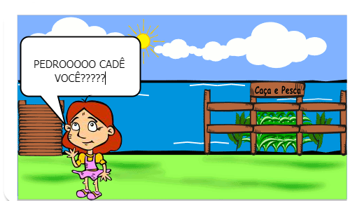 EM UM BELO DIA DE VERÃO NAS FÉRIAS QUATRO AMIGOS RESOLVERAM ACAMPAR...