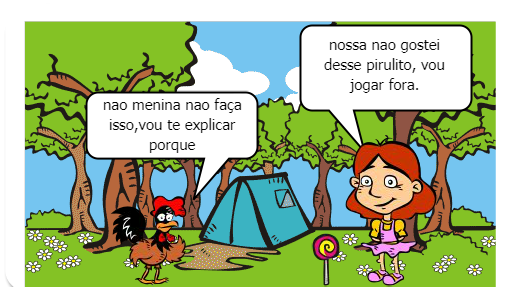 em um dia uma menina jogou um lixo na rua, vamos ver oque vai acontecer?! sera q isso demora muito para decompor?!