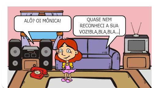 Magali conversava com a Mônica pelo telefone,quando e ela descobriu que a amiga tinha mudado para uma nova casa...Como será a nova casa da Mônica ?  