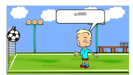 era uma vez um menino que gostava de jogar bola mais ele um dia se machucou e não pode mais jogar bola.