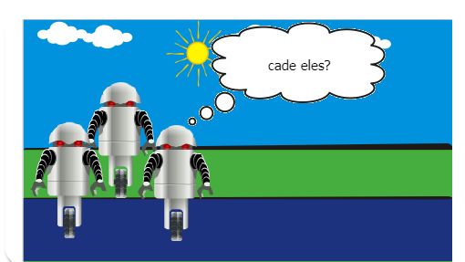 robos que vem do espaço para ajudar os humanos,mais todos acham que eles vieram para acaber com a humanidade