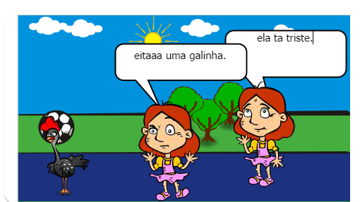 Em uma tarde nebulosa de segunda feira (já começou mal),duas primas faram lindas e plenas para o curso.