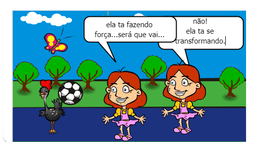 Em uma tarde nebulosa de segunda feira (já começou mal),duas primas faram lindas e plenas para o curso.