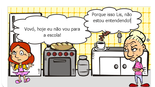 No começo Vovó Rose não entendeu o motivo e ficou muito chateada com ela, mas depois foram conversar na sala.