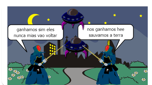 aliens atacam uma cidade inteira