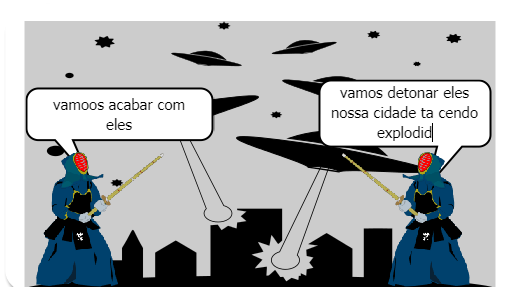 aliens atacam uma cidade inteira