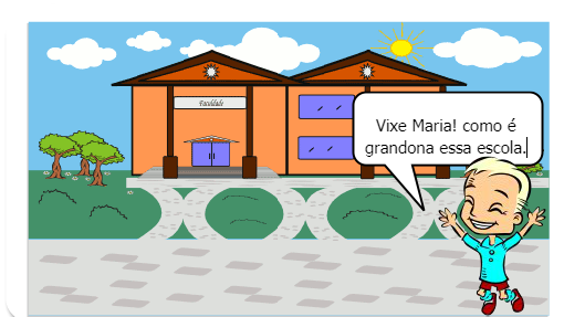 A saída de joão do interior da Bahia para estudar em São Paulo, não foi nada fácil para ele, pois ele vem de uma cultura diferente dos seus novos coleguinhas, e quase todas vezes que ele pronuncia uma palavra é motivo de risos, porque as palavras de João, são diferentes, ele fala segundo a sua região, a qual mora antes.