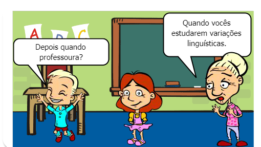A saída de joão do interior da Bahia para estudar em São Paulo, não foi nada fácil para ele, pois ele vem de uma cultura diferente dos seus novos coleguinhas, e quase todas vezes que ele pronuncia uma palavra é motivo de risos, porque as palavras de João, são diferentes, ele fala segundo a sua região, a qual mora antes.
