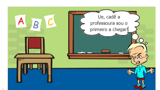 A saída de joão do interior da Bahia para estudar em São Paulo, não foi nada fácil para ele, pois ele vem de uma cultura diferente dos seus novos coleguinhas, e quase todas vezes que ele pronuncia uma palavra é motivo de risos, porque as palavras de João, são diferentes, ele fala segundo a sua região, a qual mora antes.