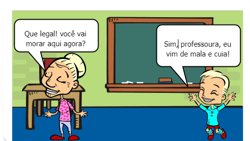 A saída de joão do interior da Bahia para estudar em São Paulo, não foi nada fácil para ele, pois ele vem de uma cultura diferente dos seus novos coleguinhas, e quase todas vezes que ele pronuncia uma palavra é motivo de risos, porque as palavras de João, são diferentes, ele fala segundo a sua região, a qual mora antes.