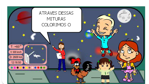 AS CORES DO UNIVERSO...