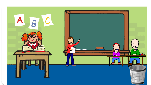 Esse gibi fala sobre uma menina que era excluida pelas suas colegas poque ela era pequena, e estudiosa .