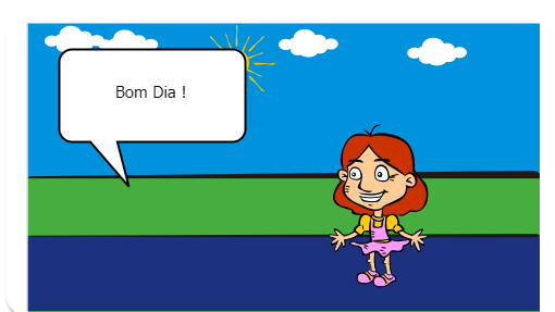 A menina que  gostava de doce.