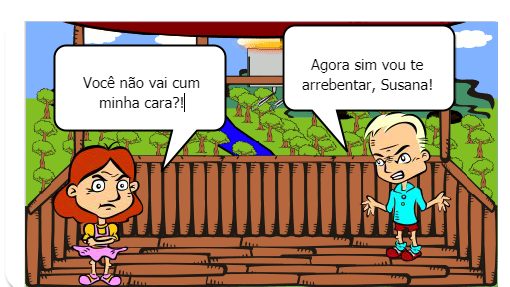 Susana é uma menina que adora fazer trocadilhos com as músicas.