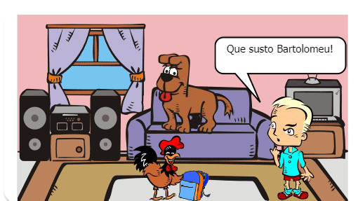 Trabalhando a pontuação.