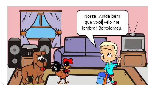 Trabalhando a pontuação.