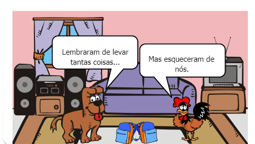 Trabalhando a pontuação.