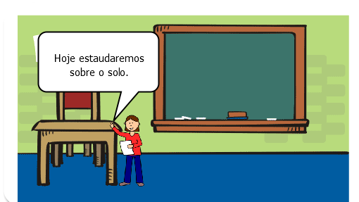 O solo é utilizado, para cultivo das plantas.