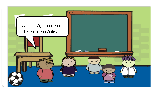 Depois de várias tentativas de encontrar a história perfeita para contar a seus coleguinhas sobre sua viagem nas férias, Mateus decidiu por contar sobre o dia em que conheceu o golfinho.