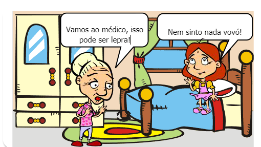 Uma doença milenar conhecida como lepra, que não tinha cura e as pessoas eram afastada da sociedade e da família. Hoje, já temos tratamento especifico e com alto porcentagem de cura