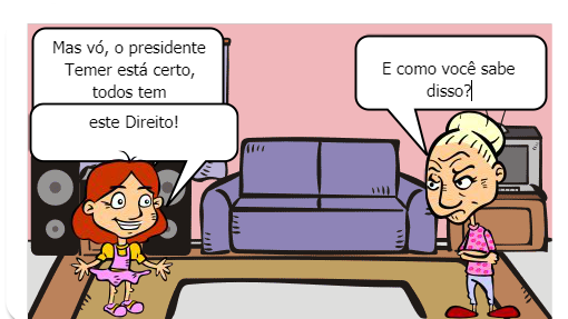 Guilherme e Fabiana N° 14 e 37 (3° ano A) <br />
<br />
A TIRINHA ABAIXO FALA SOBRE OS DIREITOS HUMANOS UNIVERSAIS E É COMPOSTA POR 4 PERSONAGENS:<br /><br /><br />
<br /><br /><br />
1° Professor<br /><br /><br />
2° Carlos<br /><br /><br />
3° Ariana<br /><br /><br />
4° Vovó<br /><br /><br />
<br /><br /><br />
OBS: Carlos e Ariana são alunos na HQs!